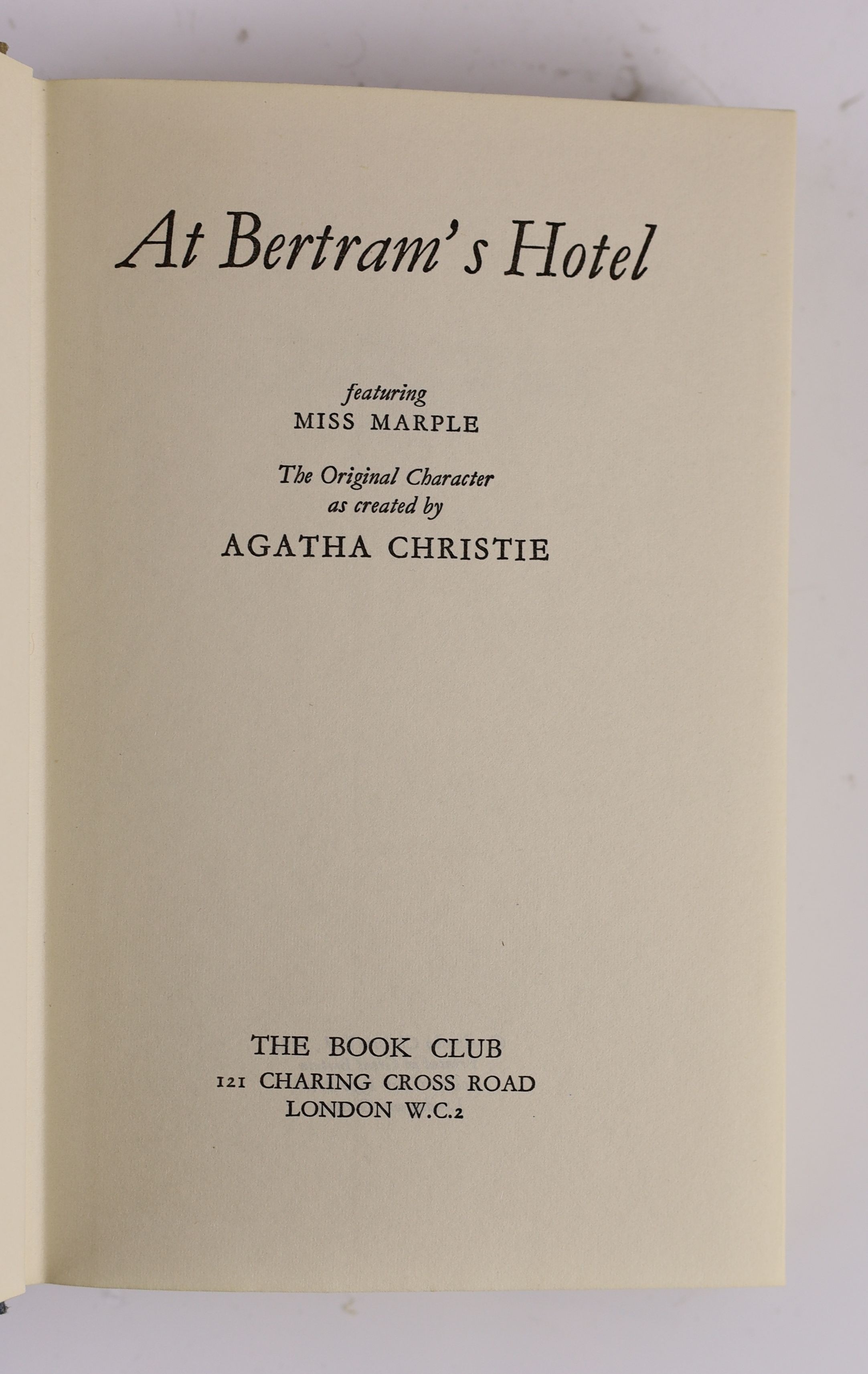 Christie, Agatha - Three works - The Pale Horse, 1st edition